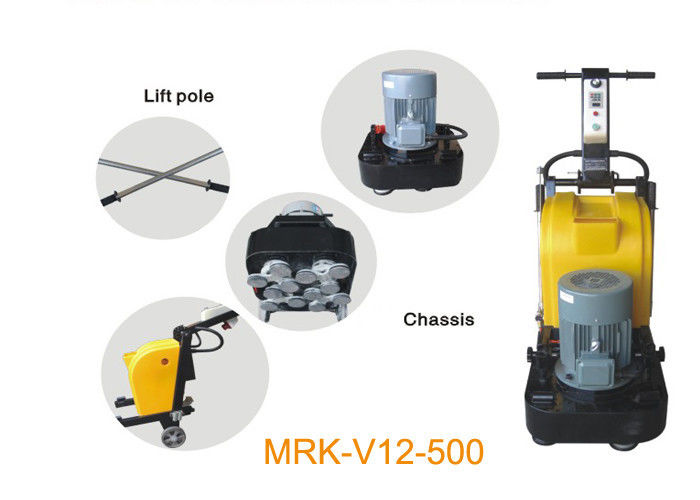 Đĩa từ Đá cẩm thạch Hướng dẫn sử dụng sàn Máy đánh bóng sàn 7.5HP 380V / Máy mài sàn bê tông