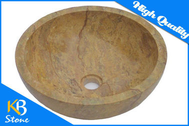 Tàu chìm trắng Marble cổ điển đá tự nhiên Bowl / đánh bóng Marble Rửa Bowl
